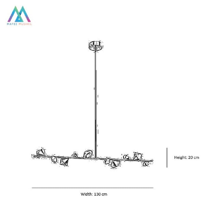 Gill gold pendant light - ksa.mafeemushkil