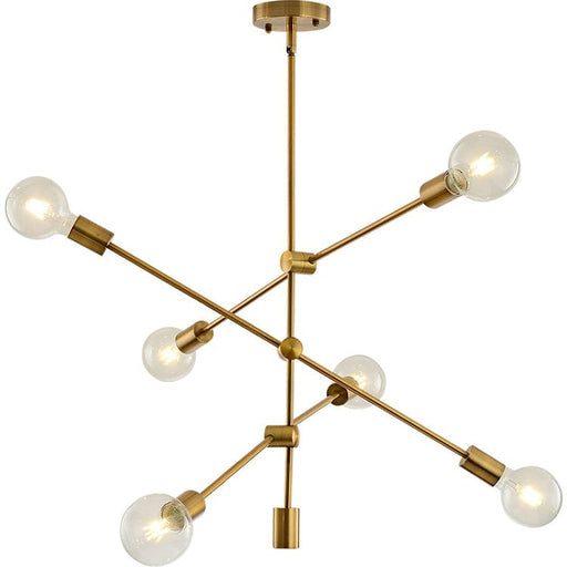 Modern Gold Bubble Pendant - ksa.mafeemushkil