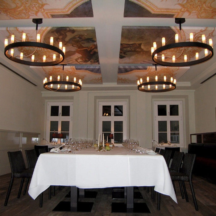 Heine black pendant light