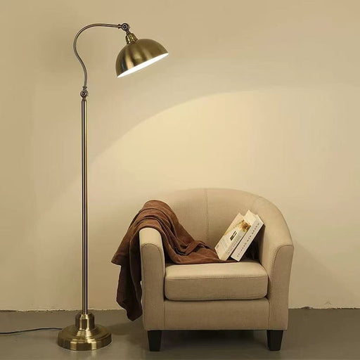 Antique Brass Floor Lamp - Mafeemushkil.com LLC