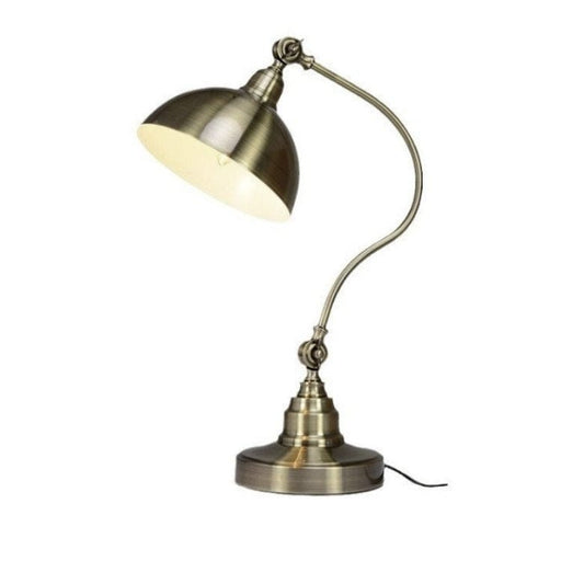 Antique Brass Table Lamp - Mafeemushkil.com LLC