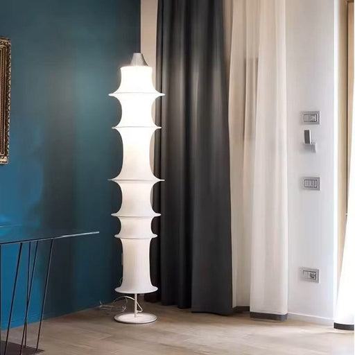 Cascade White Floor Lamp - Mafeemushkil.com LLC