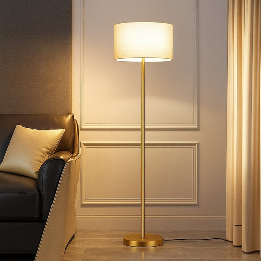 Elysian Gold Floor Lamp - Mafeemushkil.com LLC