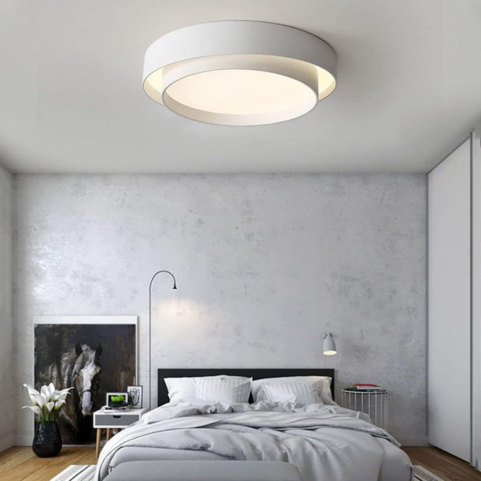 Flush Mount Round LED Light White