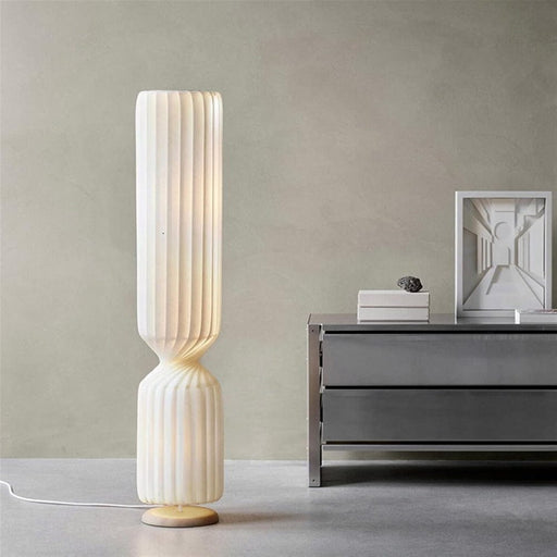 Helix White Floor Lamp - Mafeemushkil.com LLC