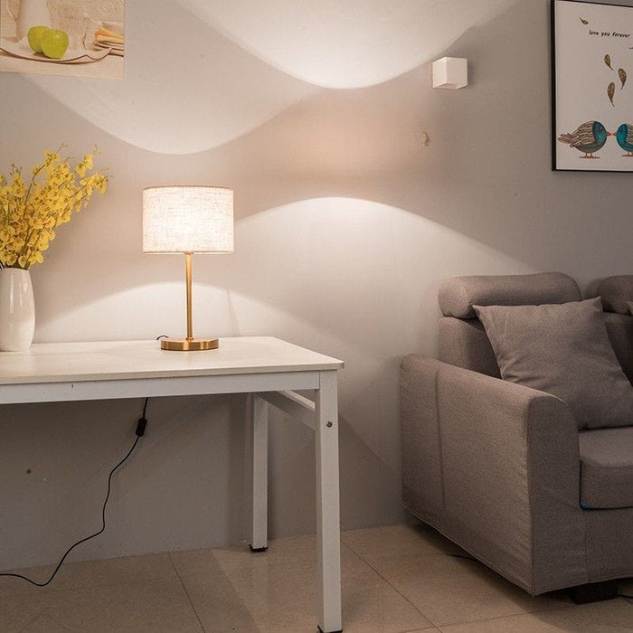 Velora Gold Table Lamp - Mafeemushkil.com LLC