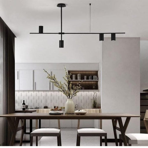 Zoe black track pendant - Mafeemushkil.com LLC